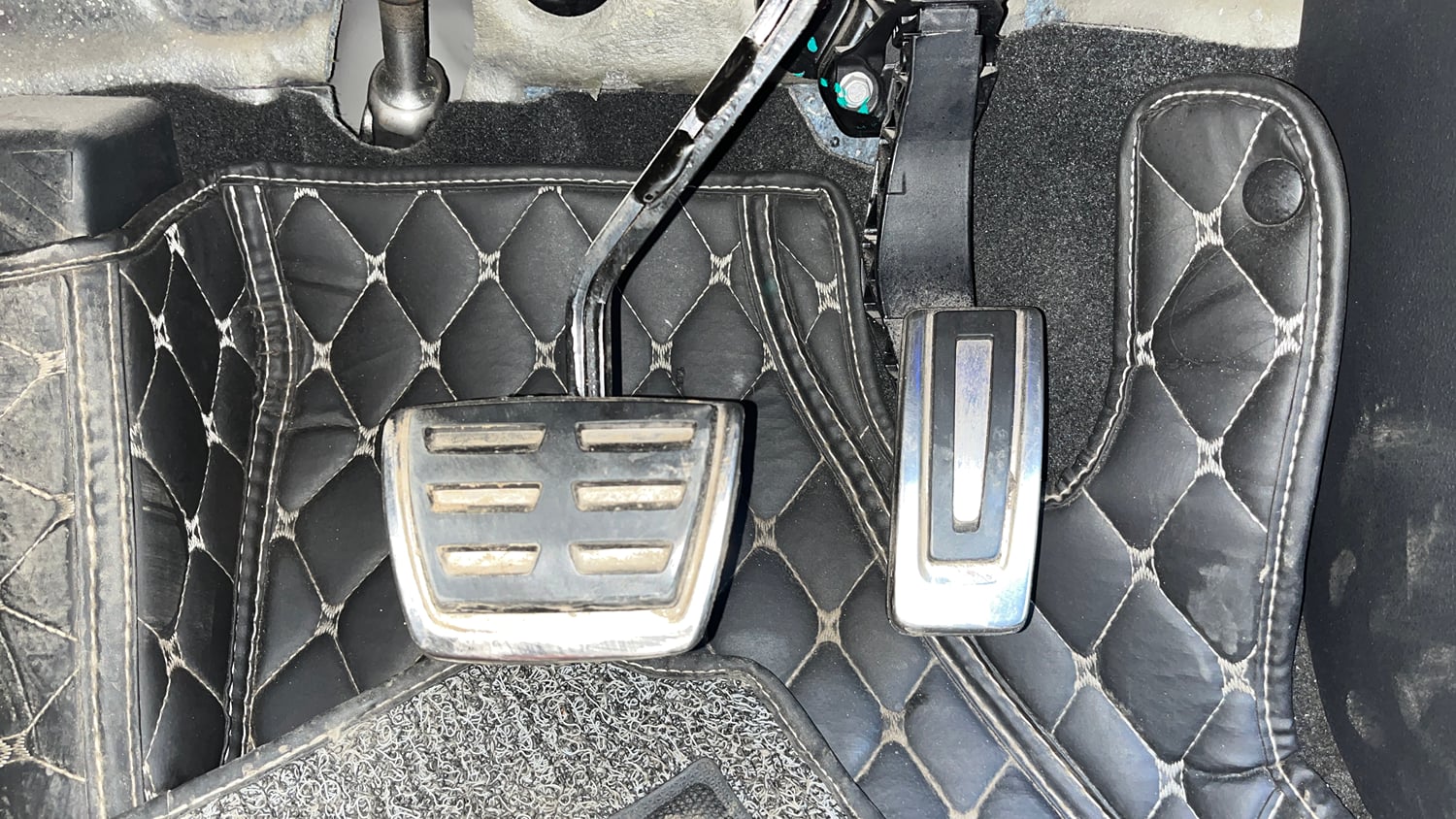 Used 2023 Volkswagen Virtus GT Plus 1.5 TSI EVO DSG Petrol Automatic interior PEDALS VIEW