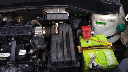 Used 2023 Tata Punch Accomplished MT Petrol Manual engine ENGINE LEFT SIDE VIEW