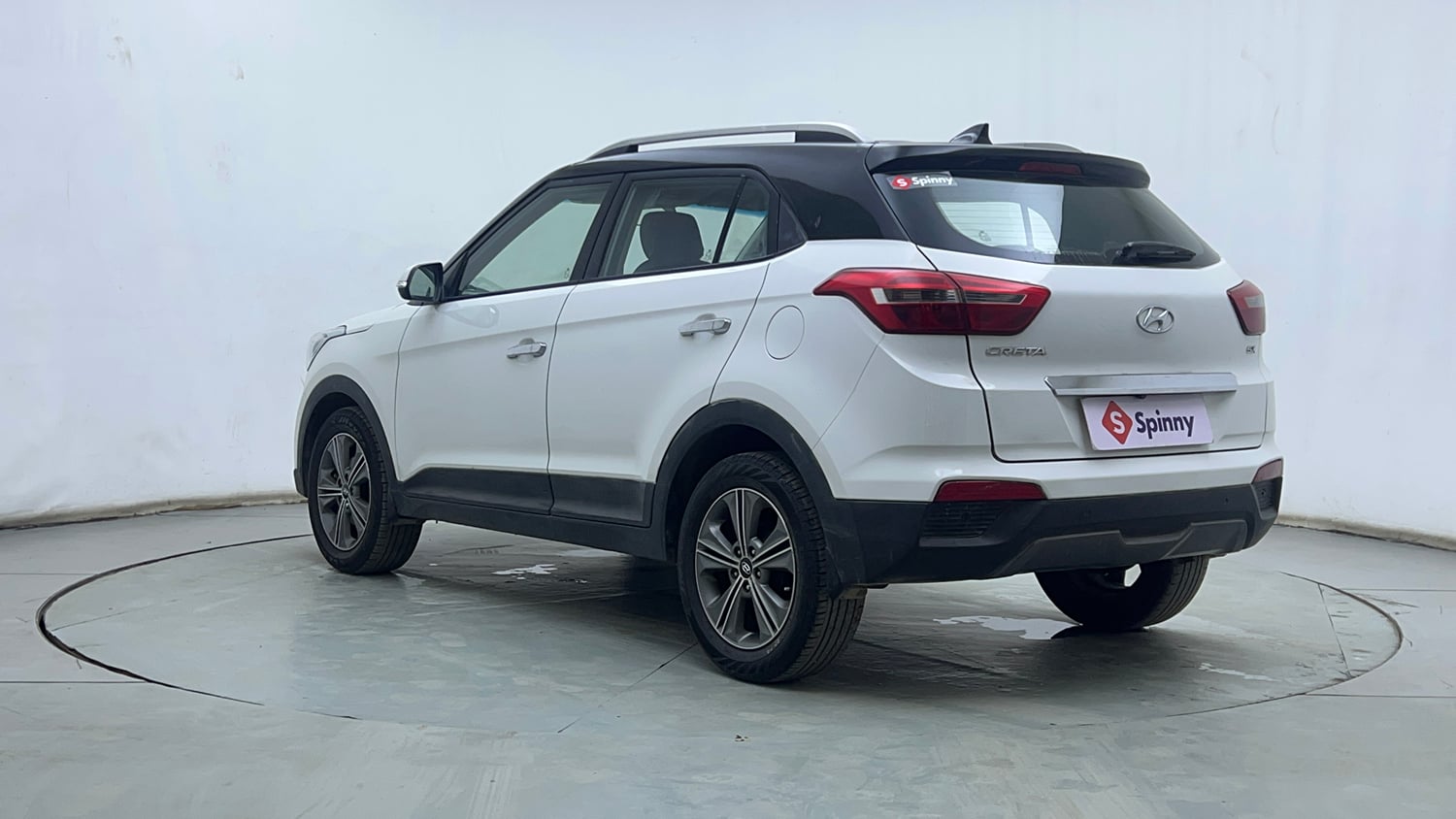Used 2017 Hyundai Creta 1.6 SX Plus Petrol Special Edition Petrol Manual exterior LEFT REAR CORNER VIEW
