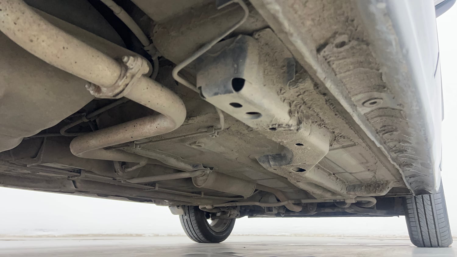 Used 2020 Tata Tiago XZ Plus Petrol Manual extra REAR RIGHT UNDERBODY VIEW