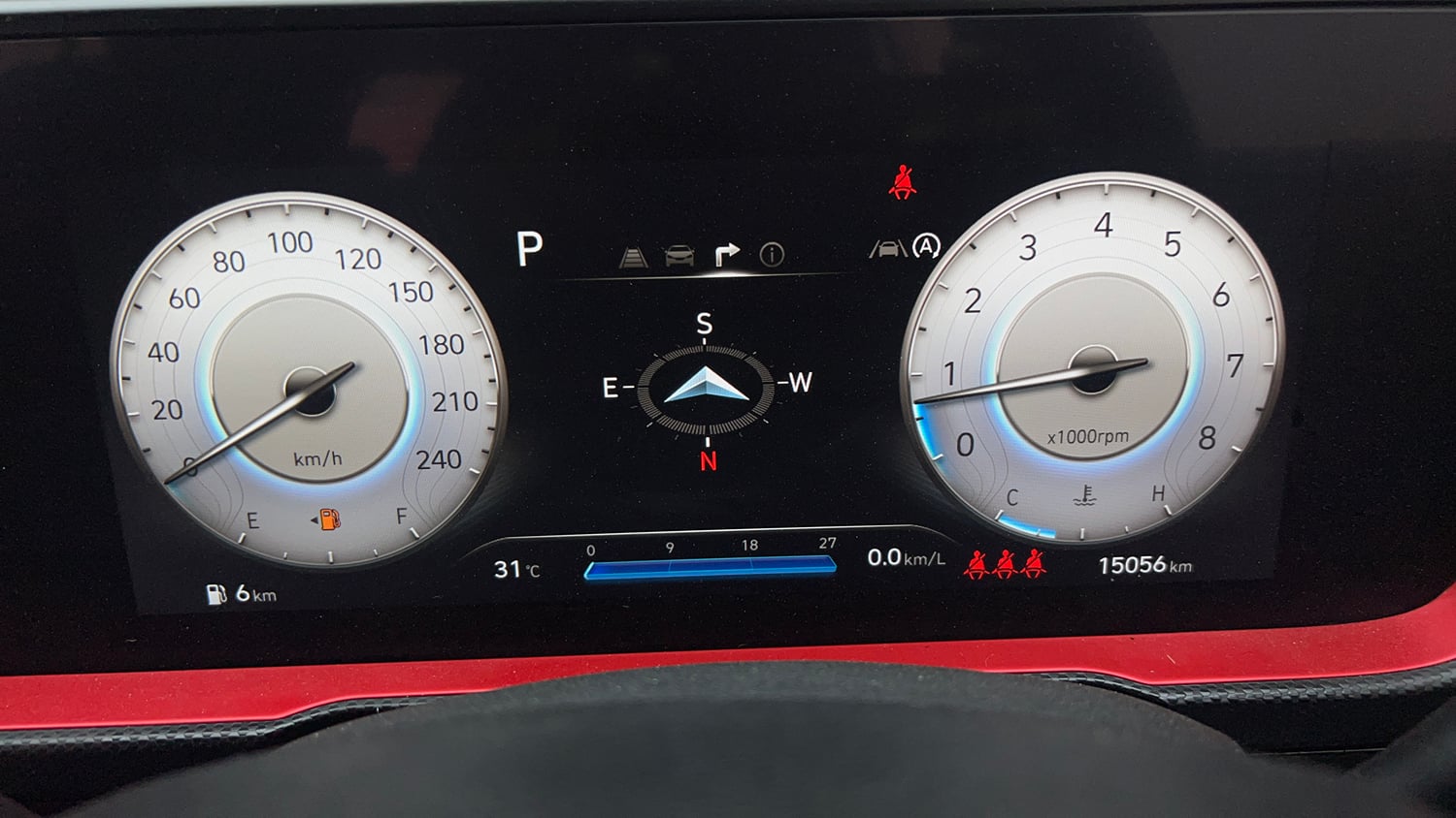 Used 2024 Hyundai Creta N-Line N10 1.5 Turbo DCT Petrol Automatic interior CLUSTERMETER VIEW