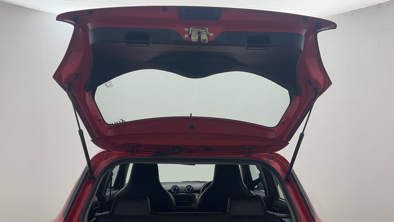 Used 2021 Maruti Suzuki Swift LXi Petrol Manual interior DICKY DOOR OPEN VIEW