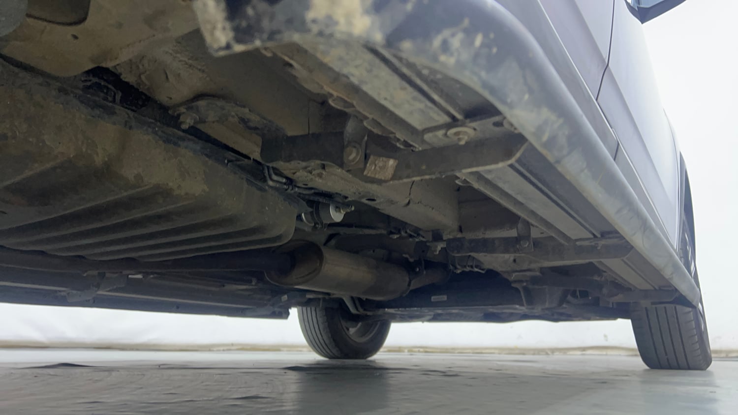 Used 2020 MG Motors Hector Plus Sharp 1.5 DCT Petrol Petrol Automatic extra REAR RIGHT UNDERBODY VIEW