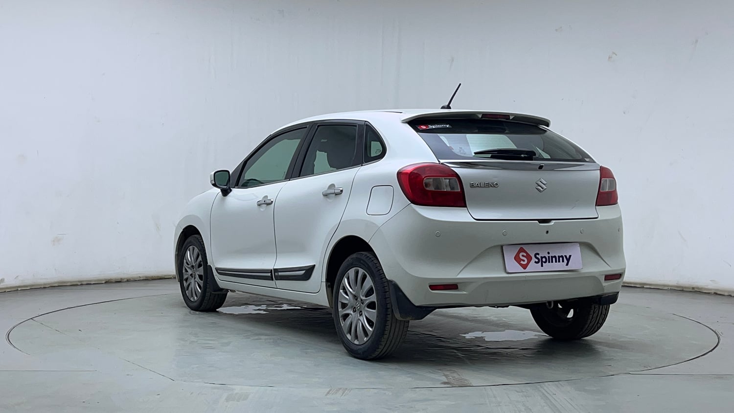 Used 2017 Maruti Suzuki Baleno Zeta 1.2 AT Petrol Automatic exterior LEFT REAR CORNER VIEW