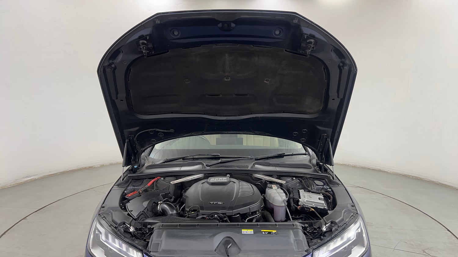 Used 2021 Audi A4 Premium Plus 40 TFSI Petrol Automatic engine ENGINE & BONNET OPEN FRONT VIEW
