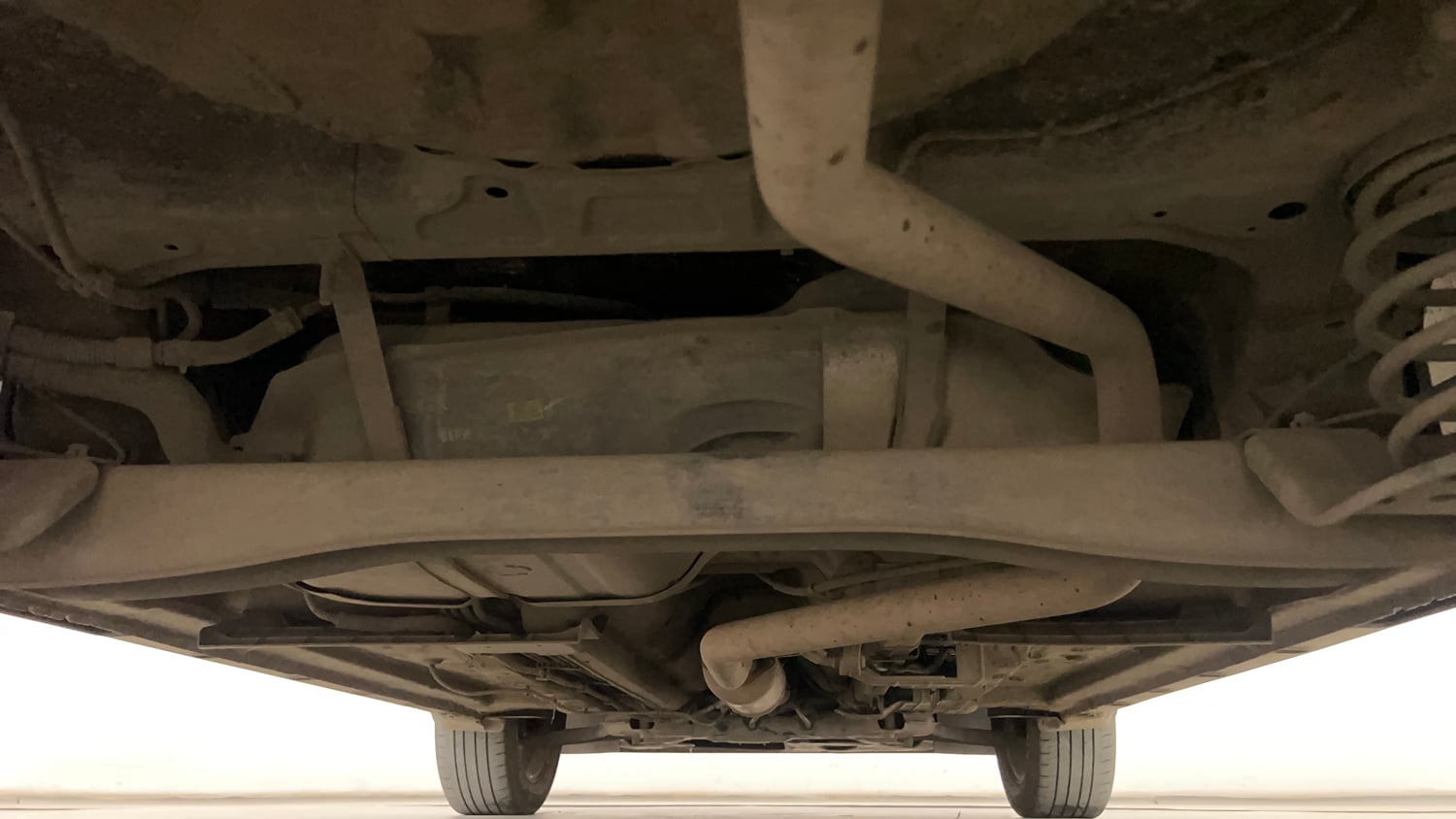Used 2023 Kia Seltos GTX Plus 1.5 Diesel AT Diesel Automatic extra REAR UNDERBODY VIEW (TAKEN FROM REAR)