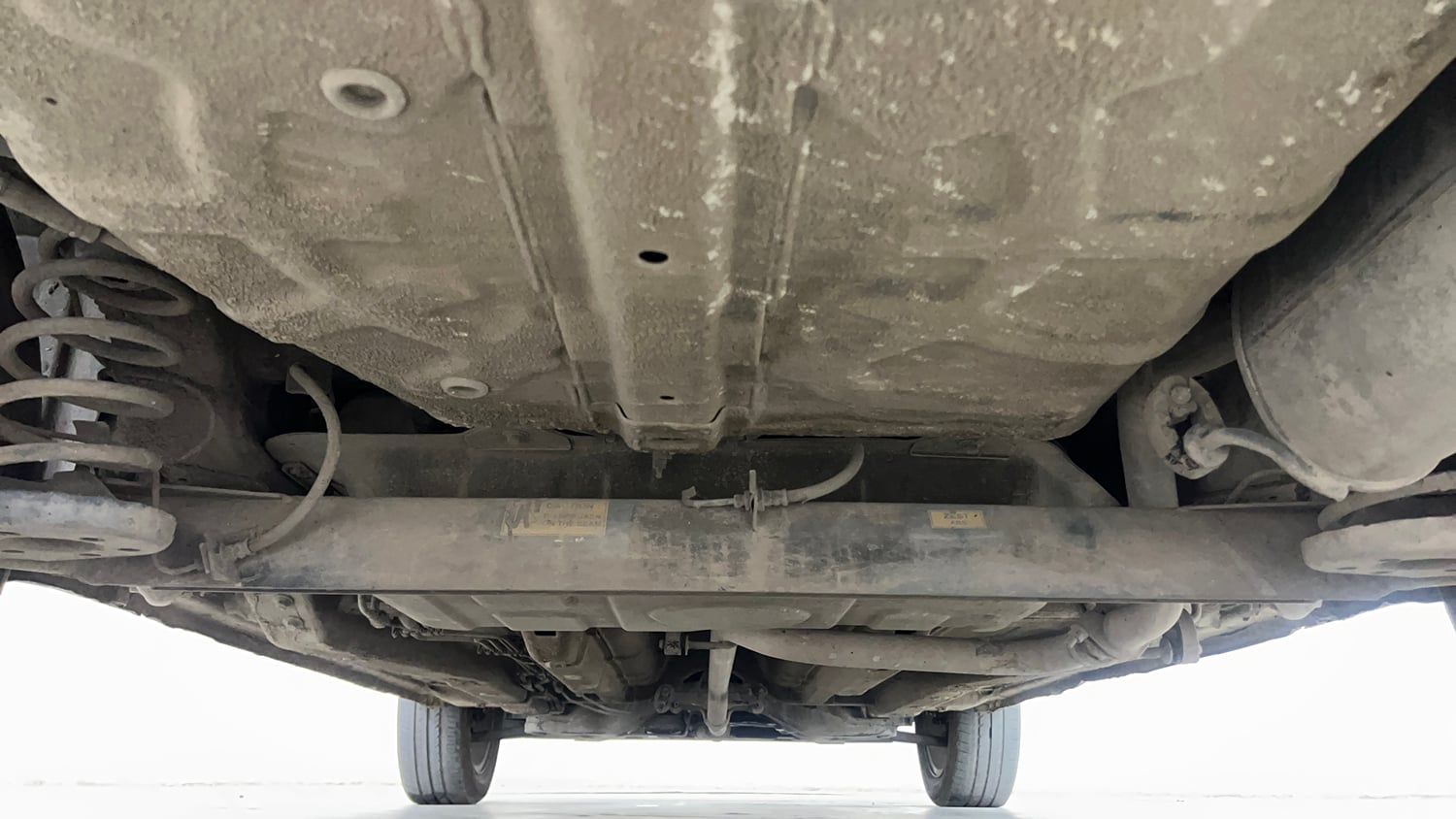 Used 2016 Tata Zest XT Petrol Petrol Manual extra REAR UNDERBODY VIEW (TAKEN FROM REAR)