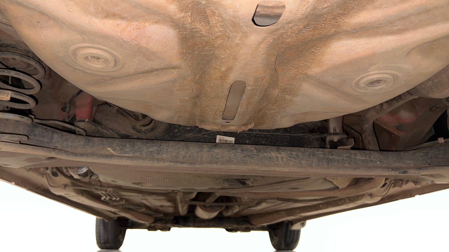 Used 2018 Maruti Suzuki Baleno Delta 1.2 Petrol Manual extra REAR UNDERBODY VIEW (TAKEN FROM REAR)