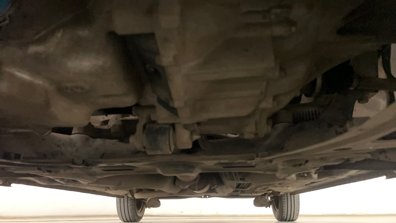 Used 2015 Honda Brio S MT Petrol Manual extra FRONT LEFT UNDERBODY VIEW