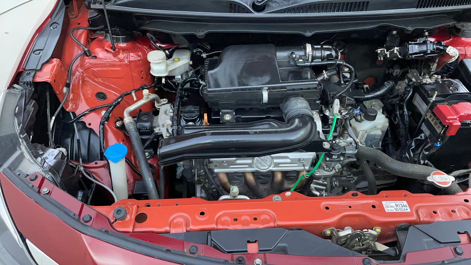Used 2023 Toyota Glanza V AMT Petrol Automatic engine ENGINE RIGHT SIDE VIEW