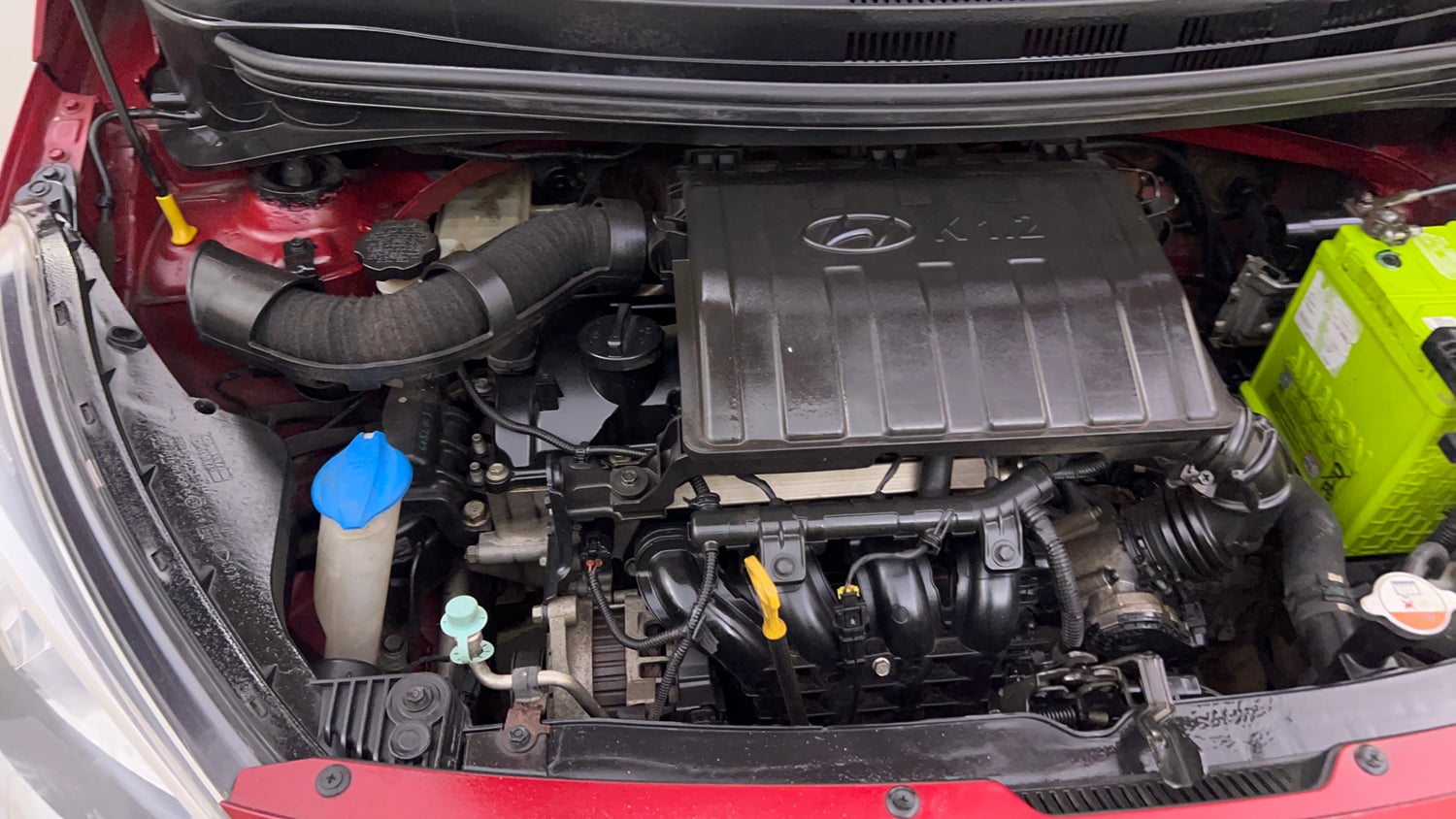 Used 2014 Hyundai Xcent S 1.2 Petrol Manual engine ENGINE RIGHT SIDE VIEW