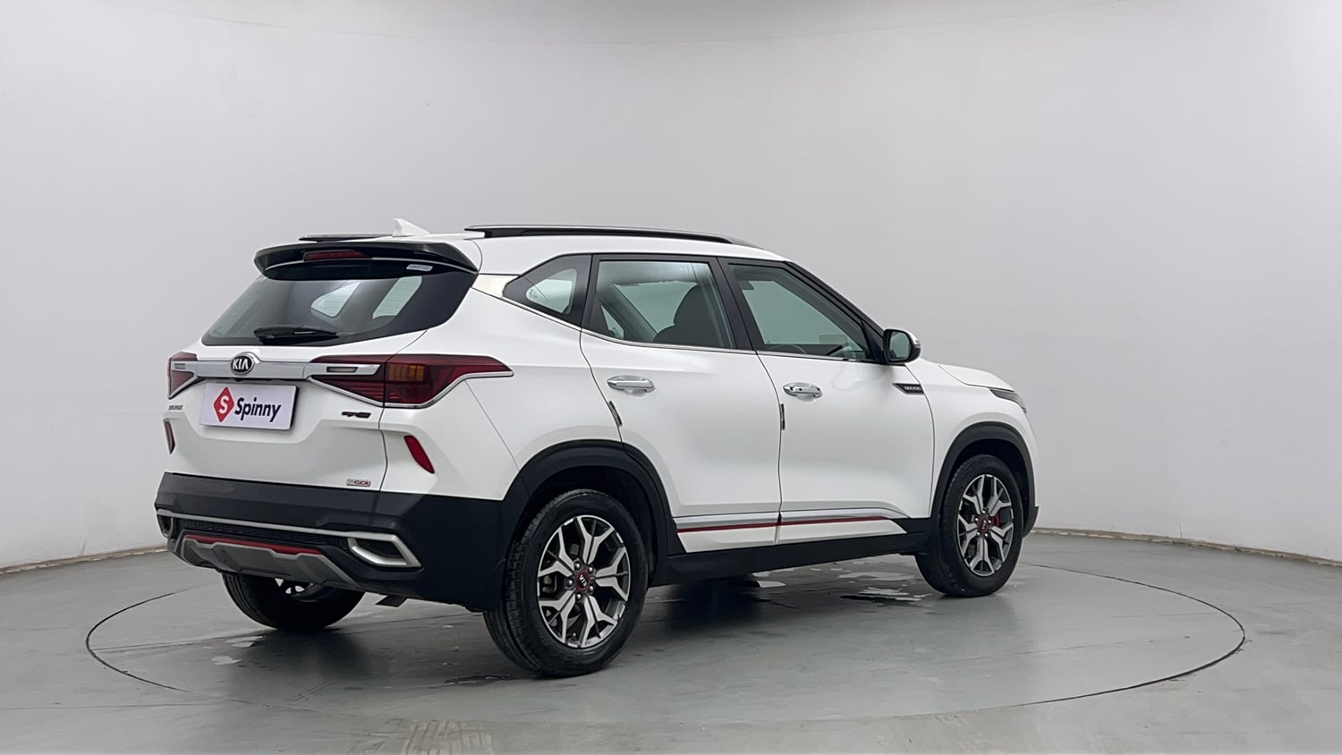Used 2020 Kia Seltos GTX 1.4 Petrol Manual exterior RIGHT REAR CORNER VIEW