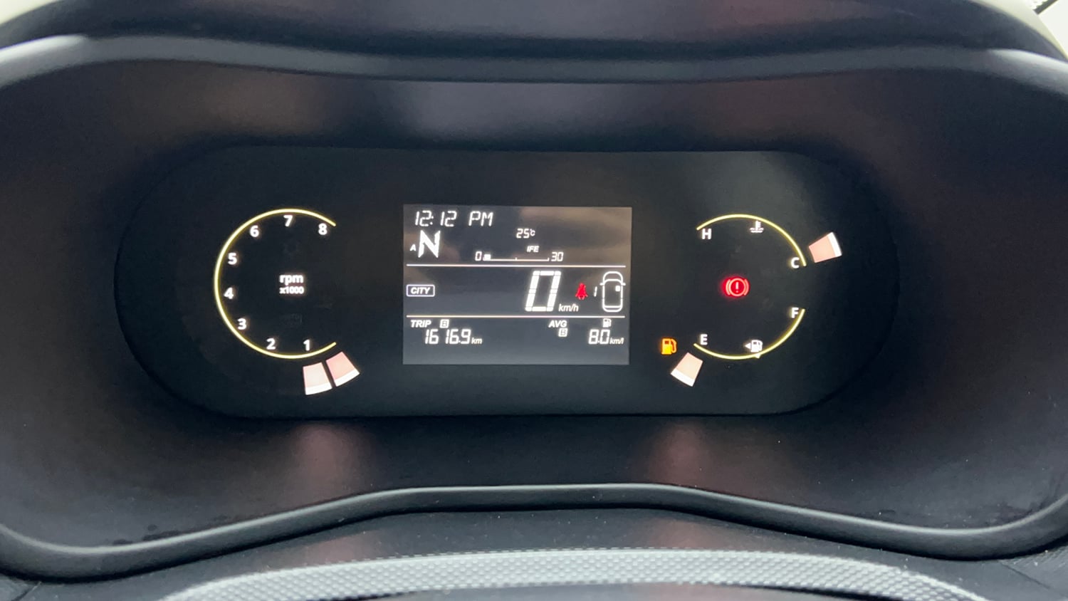 Used 2024 Tata Nexon Pure (S) 1.2 Petrol 6AMT Petrol Automatic interior CLUSTERMETER VIEW