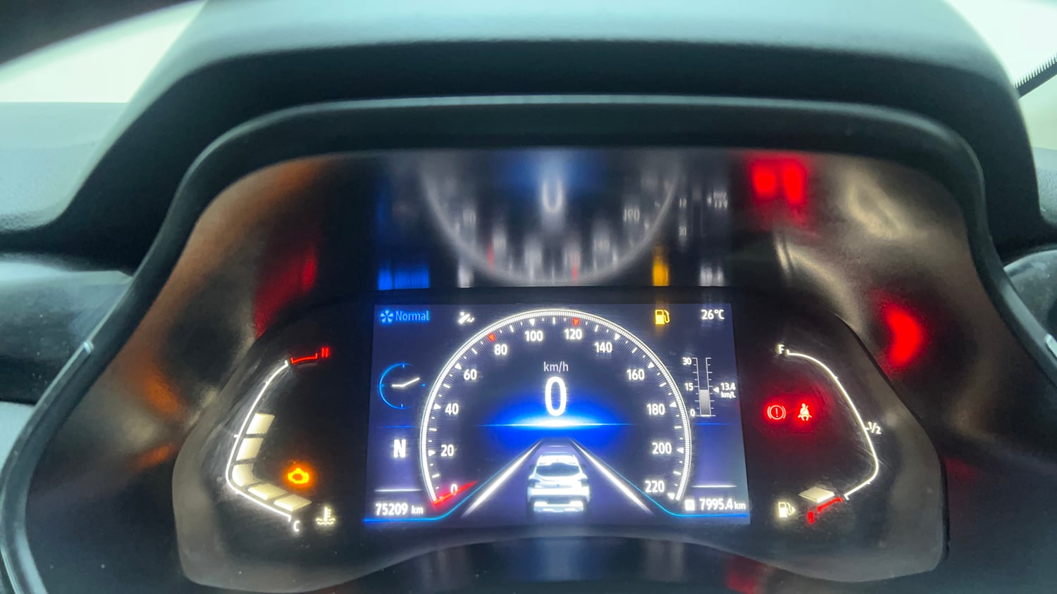 Used 2023 Renault Kiger RXZ AMT Petrol Automatic interior CLUSTERMETER VIEW