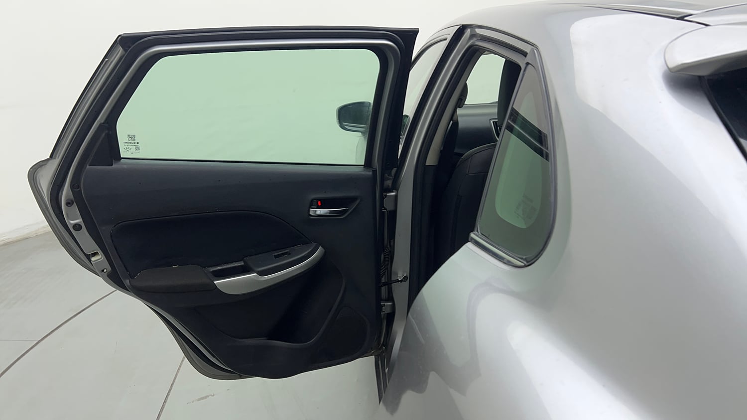 Used 2017 Maruti Suzuki Baleno Alpha 1.2 Petrol Manual interior LEFT REAR DOOR OPEN VIEW