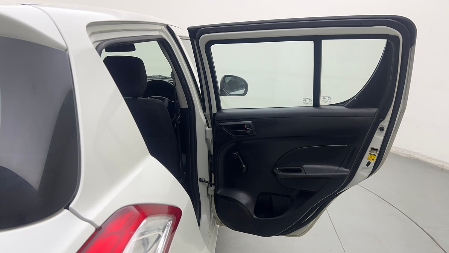 Used 2016 Maruti Suzuki Swift Lxi (O) Petrol Manual interior RIGHT REAR DOOR OPEN VIEW