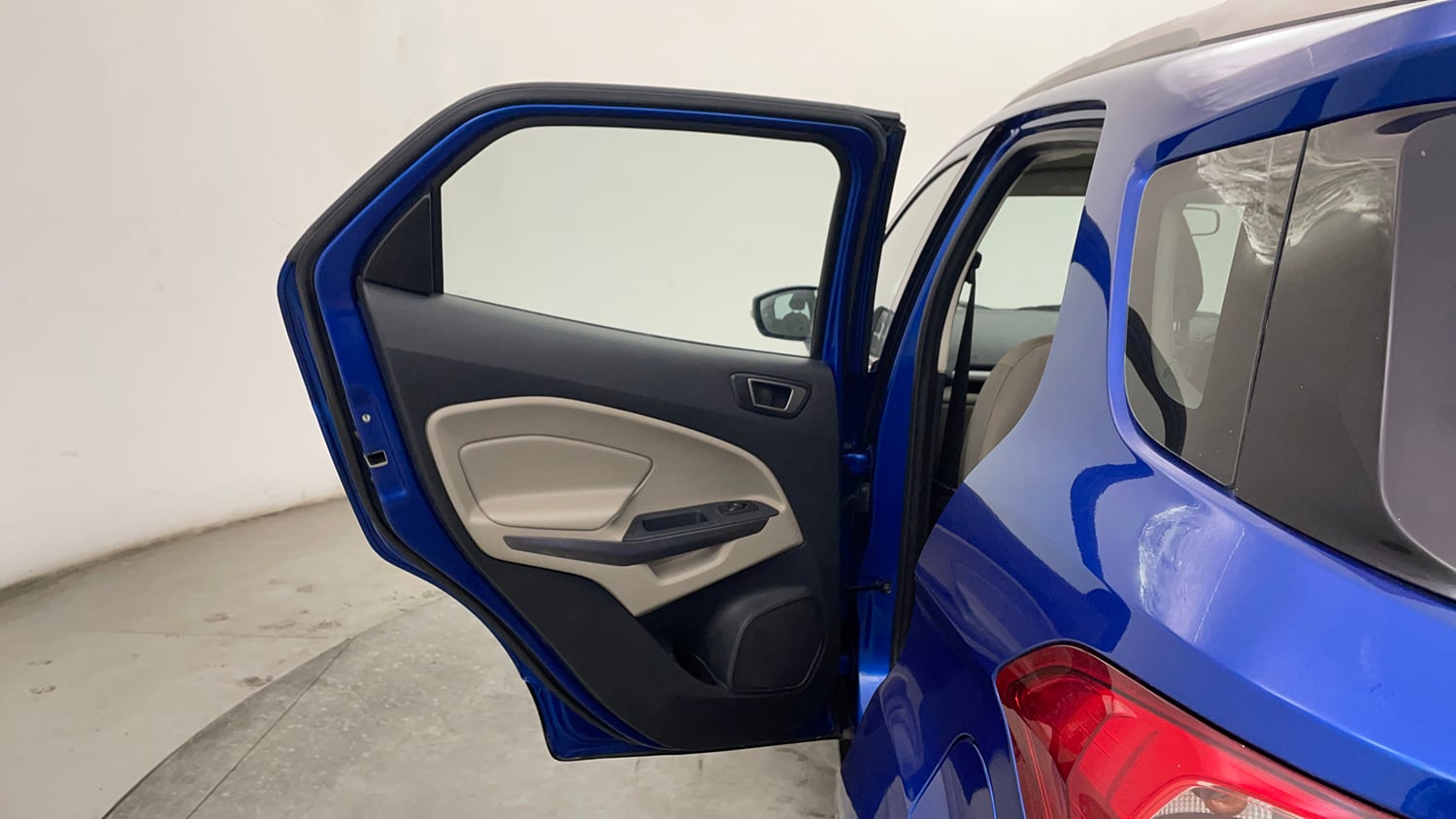 Used 2019 Ford EcoSport Titanium 1.5L TDCi Diesel Manual interior LEFT REAR DOOR OPEN VIEW