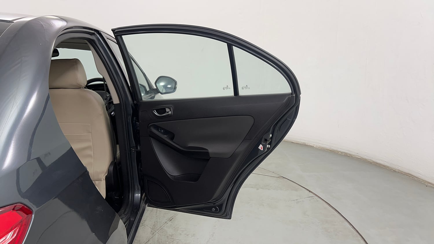 Used 2016 Tata Zest XT Petrol Petrol Manual interior RIGHT REAR DOOR OPEN VIEW