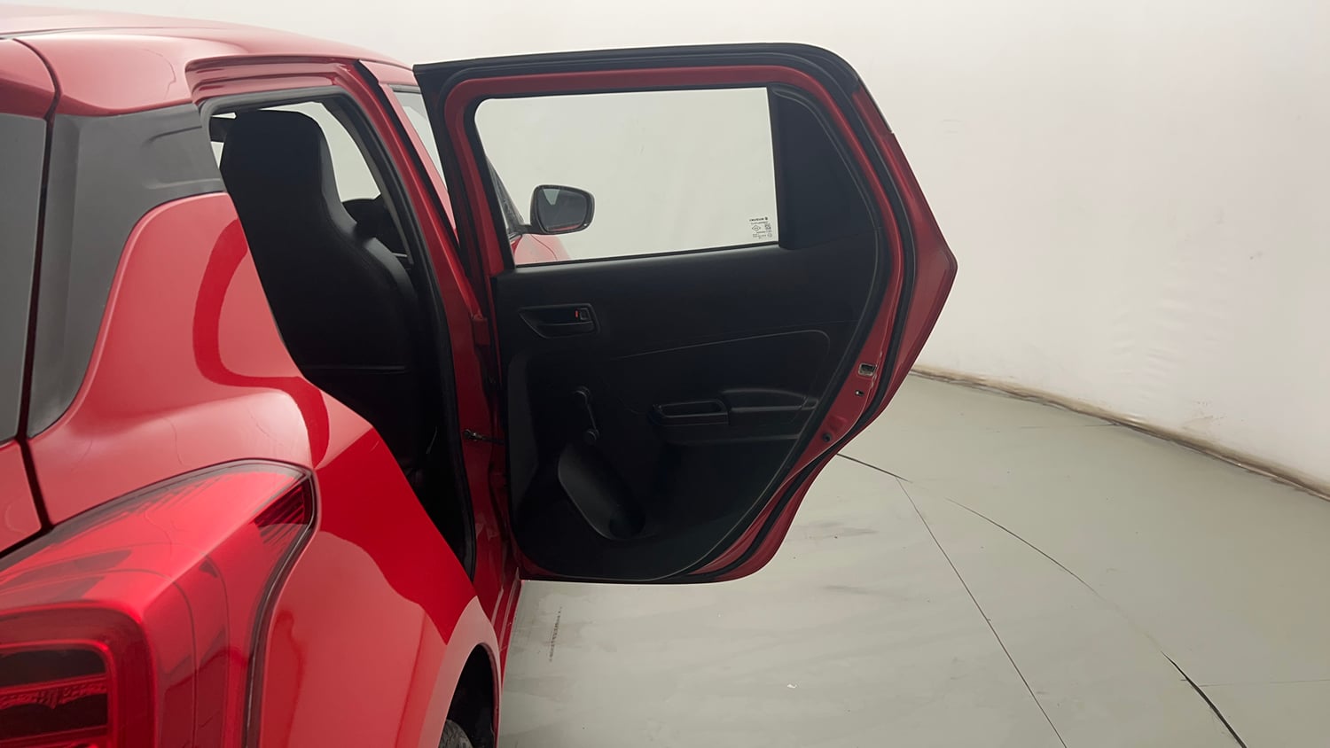 Used 2021 Maruti Suzuki Swift LXi Petrol Manual interior RIGHT REAR DOOR OPEN VIEW