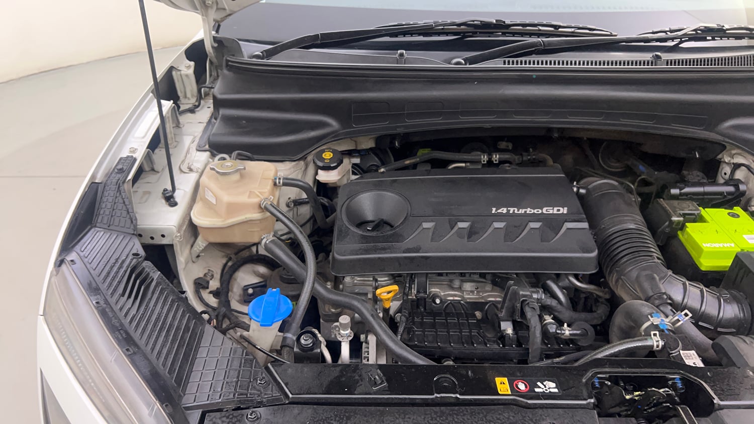 Used 2022 Hyundai Creta SX (O) 1.4 Turbo 7 DCT Petrol Automatic engine ENGINE RIGHT SIDE HINGE & APRON VIEW