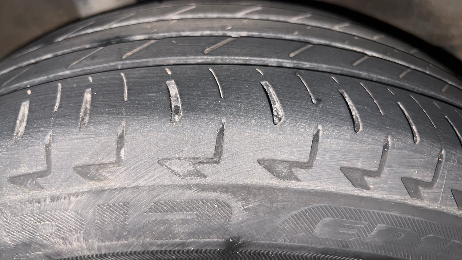 Used 2017 Honda WR-V VX MT Petrol Petrol Manual tyres RIGHT REAR TYRE TREAD VIEW