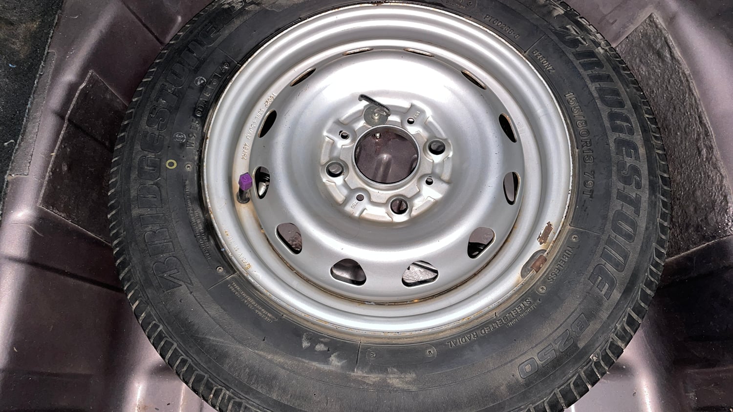 Used 2016 Tata Tiago Revotron XM Petrol Manual tyres SPARE TYRE VIEW