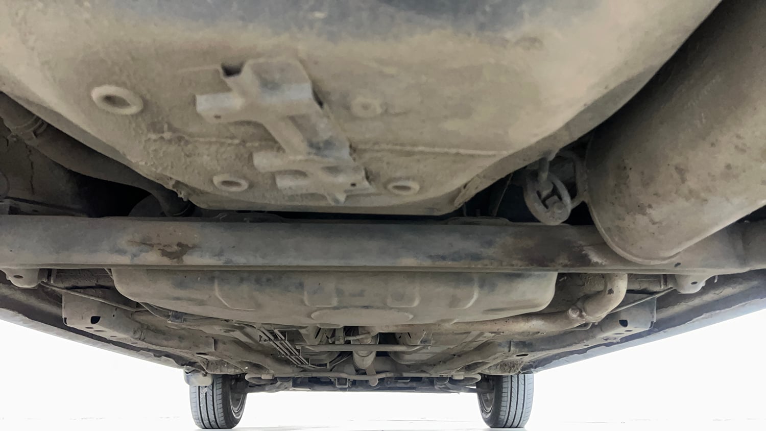 Used 2020 Tata Tiago XZ Plus Petrol Manual extra REAR UNDERBODY VIEW (TAKEN FROM REAR)