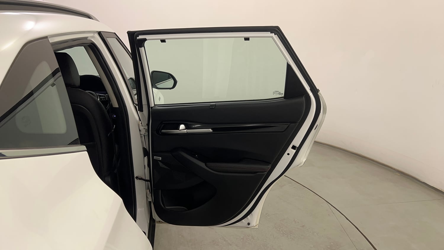 Used 2023 Kia Seltos GTX Plus 1.5 Diesel AT Diesel Automatic interior RIGHT REAR DOOR OPEN VIEW
