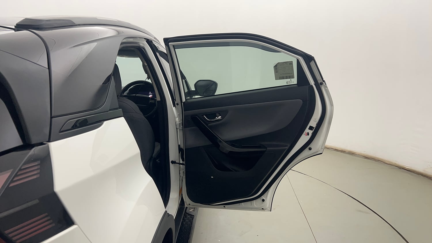 Used 2025 Tata Nexon Fearless Plus (PS) 1.5 Diesel 6AMT Dual Tone Diesel Automatic interior RIGHT REAR DOOR OPEN VIEW