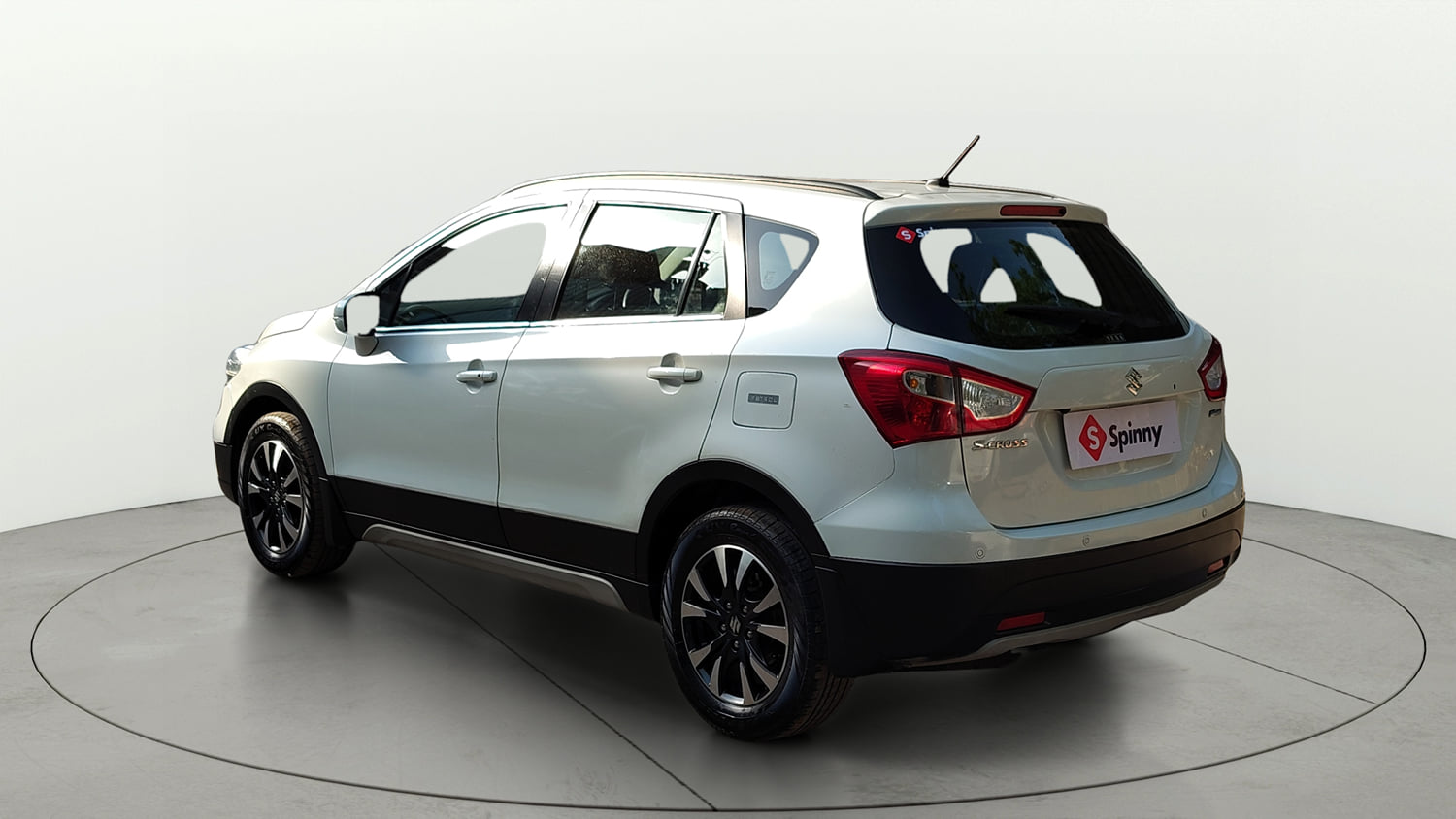 Used 2021 Maruti Suzuki S-Cross Zeta Petrol Manual exterior LEFT REAR CORNER VIEW