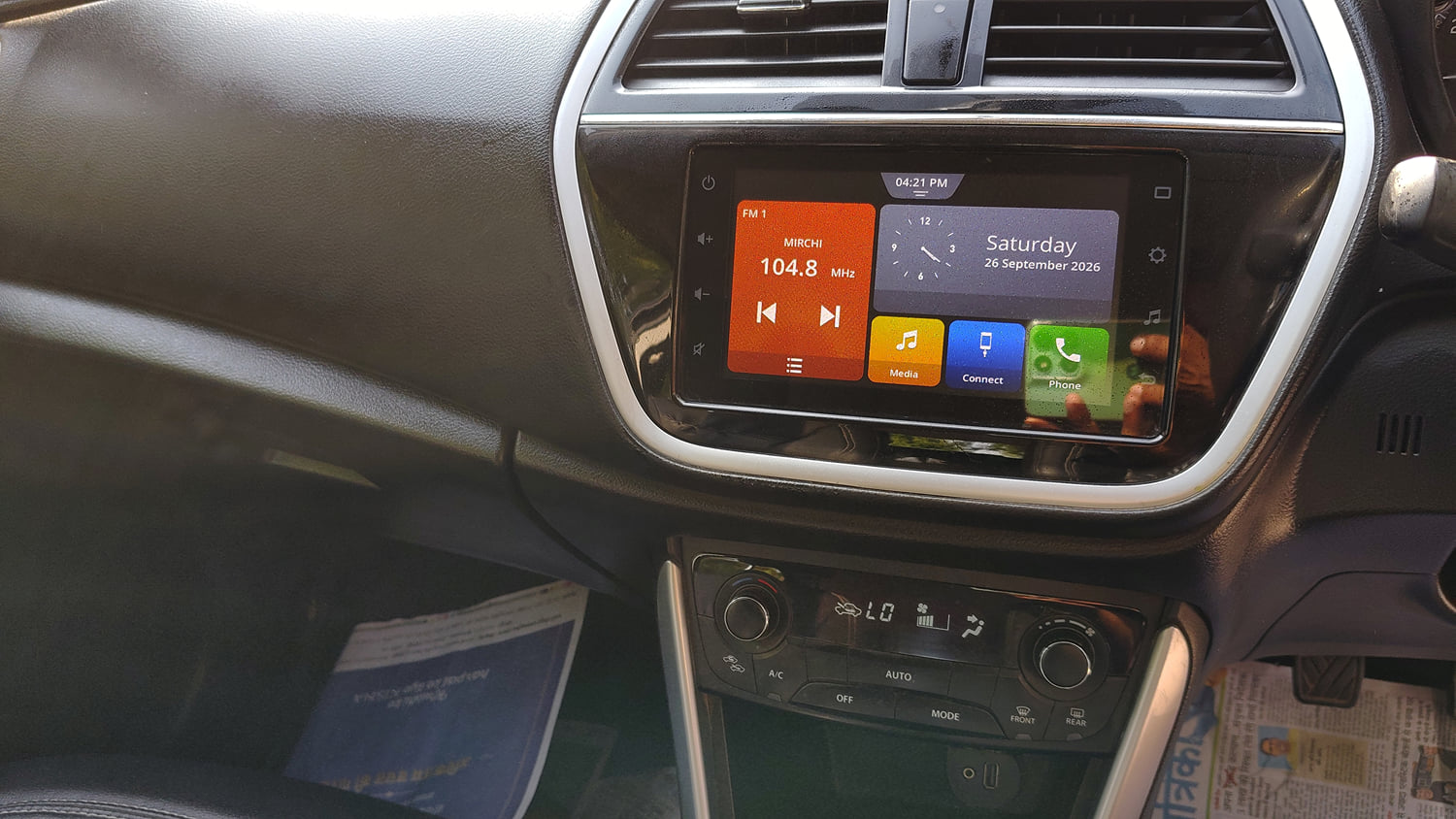 Used 2021 Maruti Suzuki S-Cross Zeta Petrol Manual interior MUSIC SYSTEM & AC CONTROL VIEW