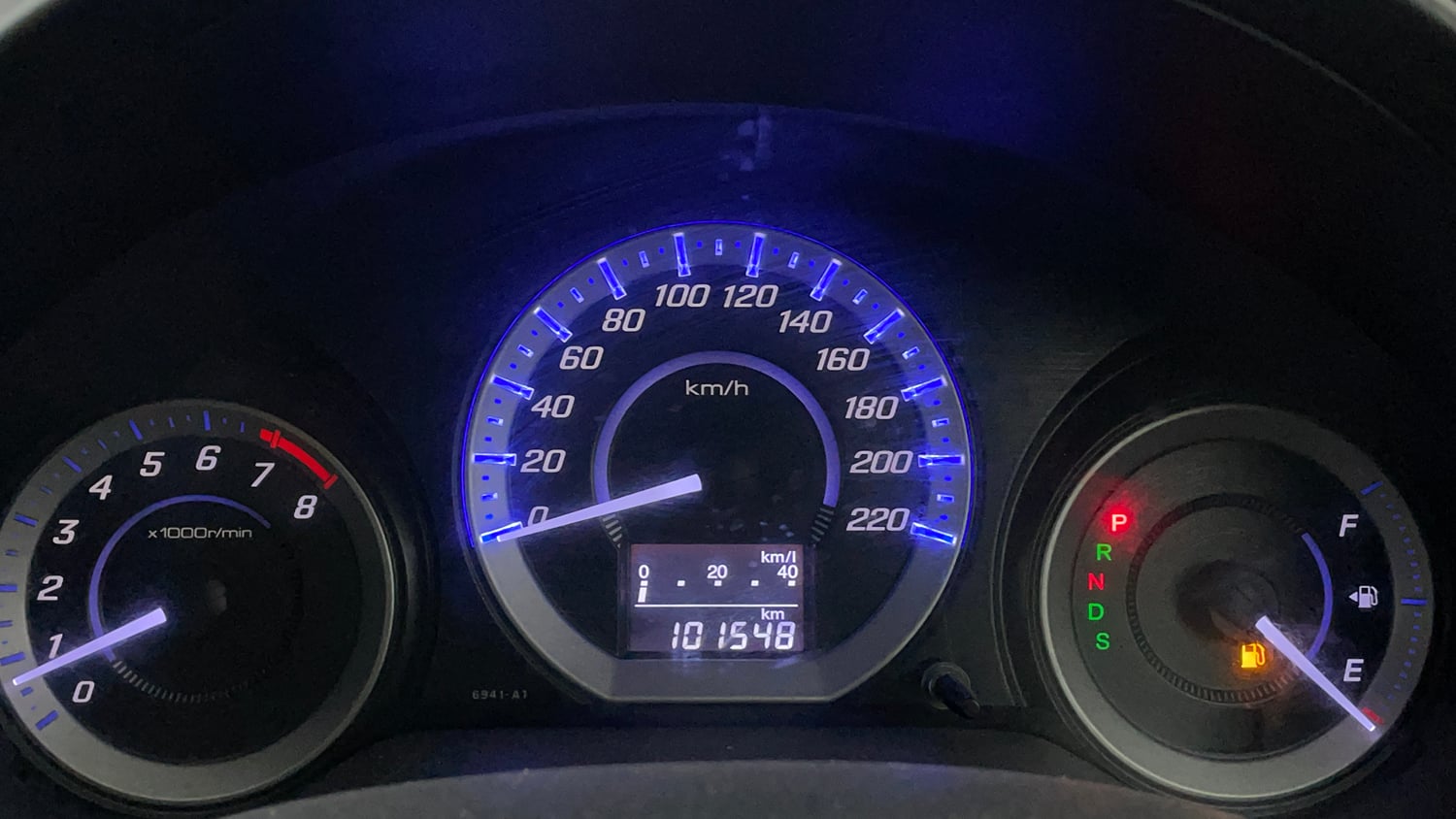 Used 2012 Honda City 1.5 V AT Petrol Automatic interior CLUSTERMETER VIEW