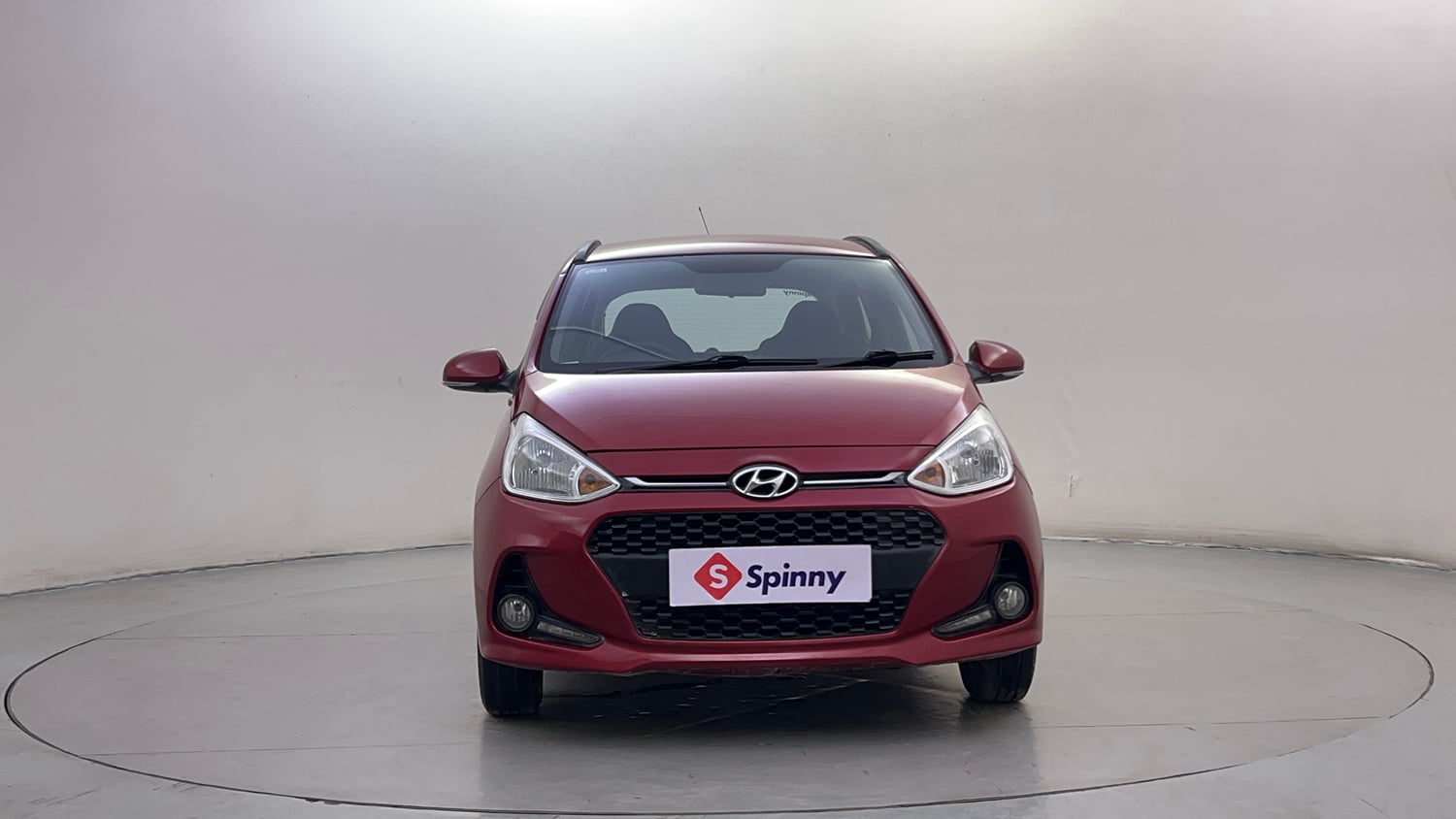 Used 2018 Hyundai Grand i10 Sportz (O) 1.2 Kappa VTVT Petrol Manual exterior FRONT VIEW