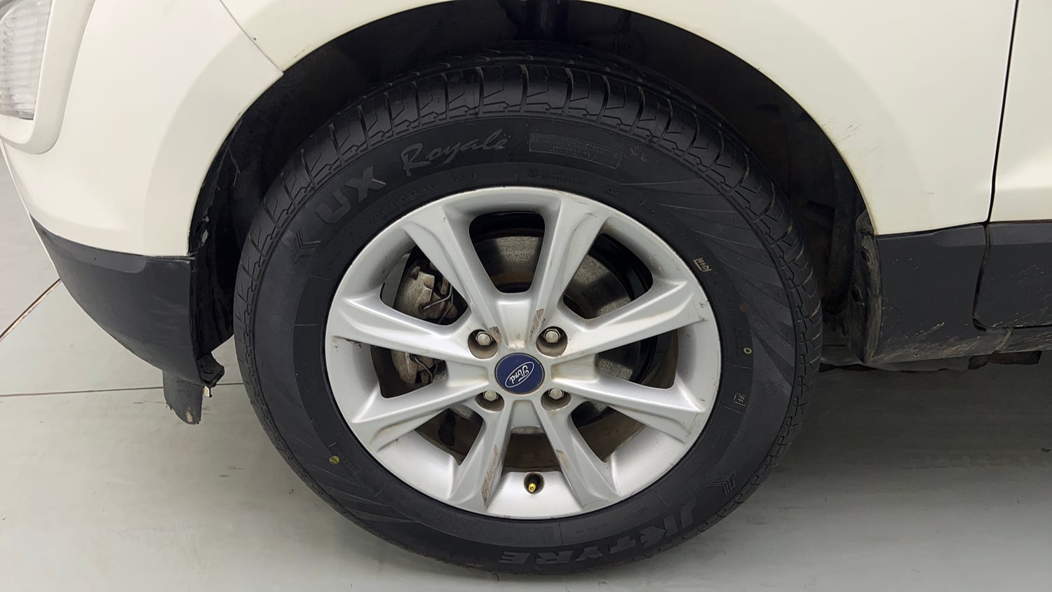 Used 2021 Ford EcoSport Titanium 1.5L Ti-VCT Petrol Manual tyres LEFT FRONT TYRE RIM VIEW
