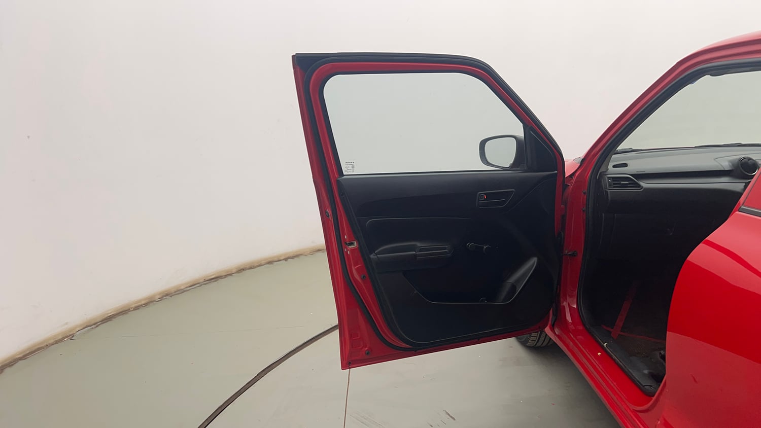 Used 2021 Maruti Suzuki Swift LXi Petrol Manual interior LEFT FRONT DOOR OPEN VIEW