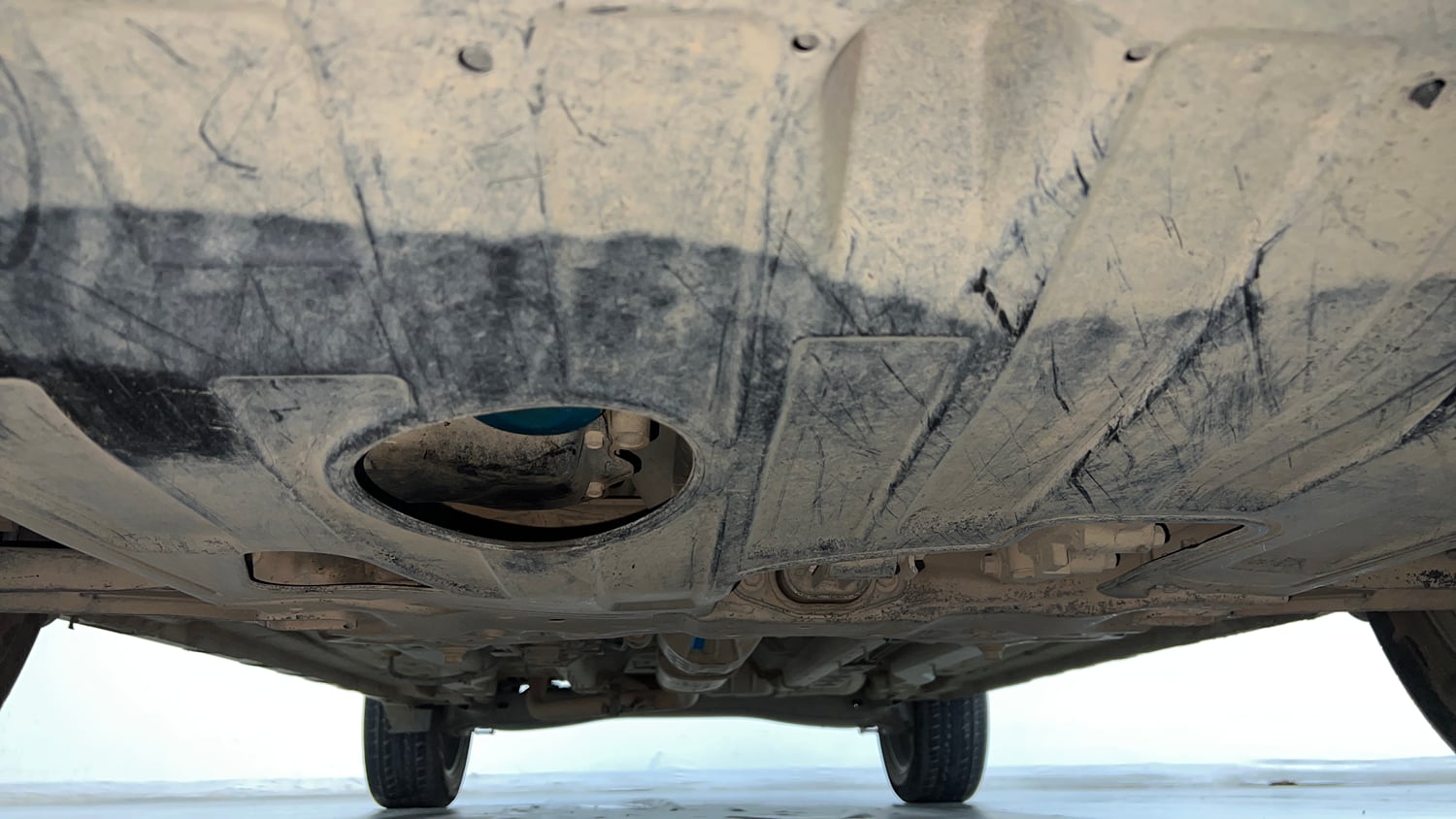 Used 2024 Hyundai Creta N-Line N10 1.5 Turbo DCT Petrol Automatic extra FRONT LEFT UNDERBODY VIEW