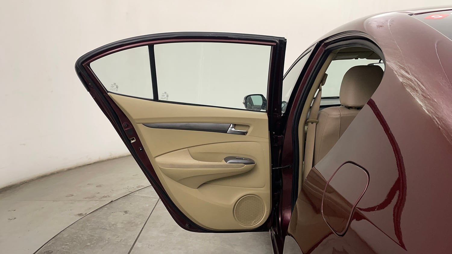 Used 2012 Honda City 1.5 V AT Petrol Automatic interior LEFT REAR DOOR OPEN VIEW