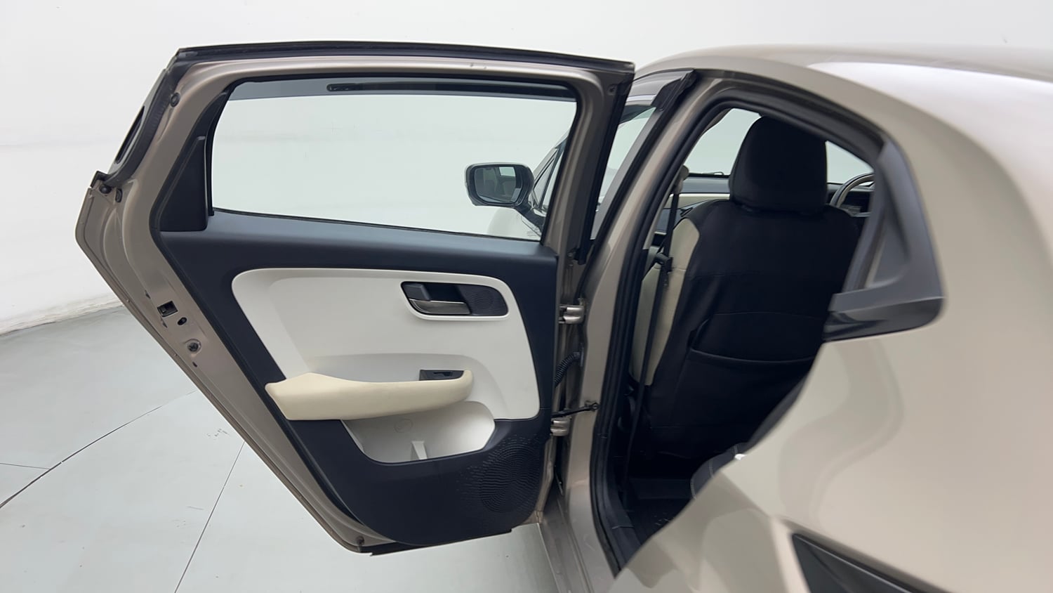 Used 2025 Tata Altroz Creative S Petrol 5AMT Petrol Automatic interior LEFT REAR DOOR OPEN VIEW