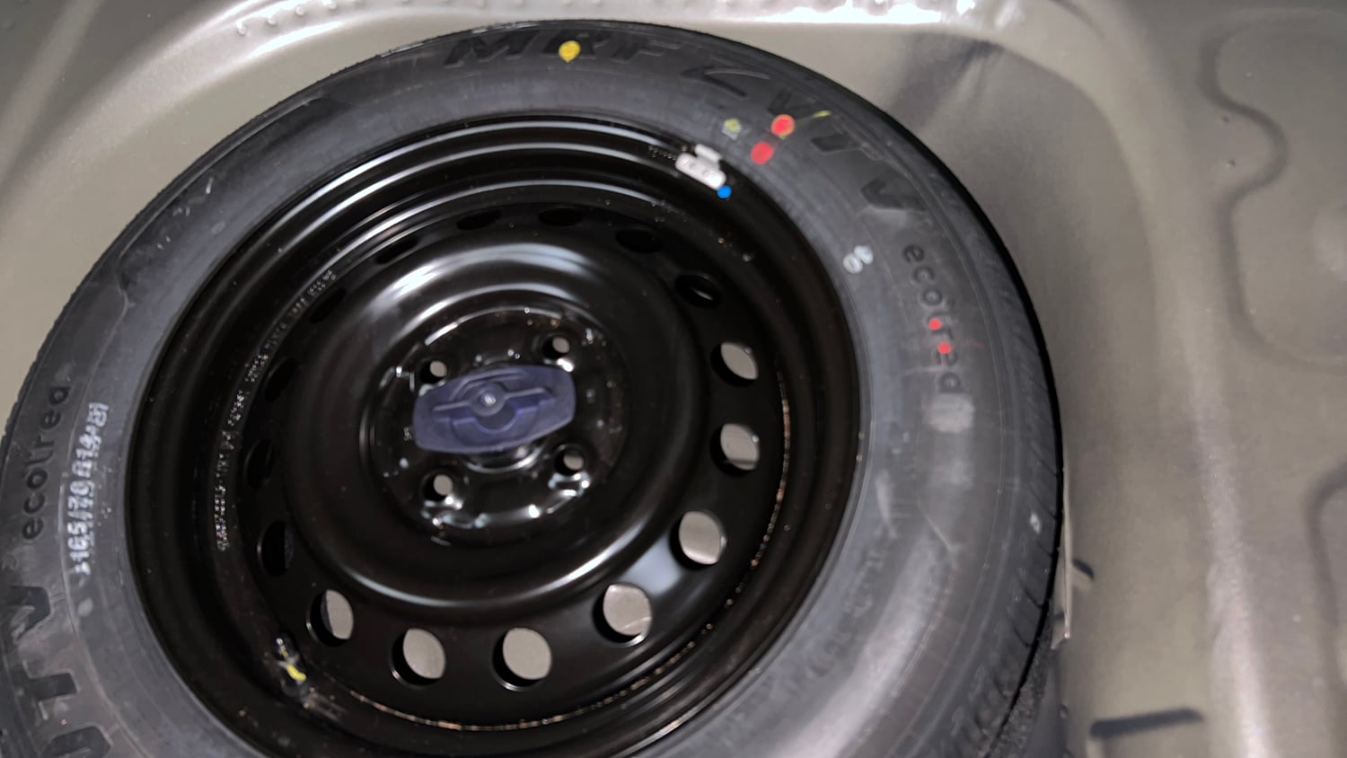 Used 2024 Maruti Suzuki Wagon R ZXI Plus 1.2 AGS Petrol Automatic tyres SPARE TYRE VIEW