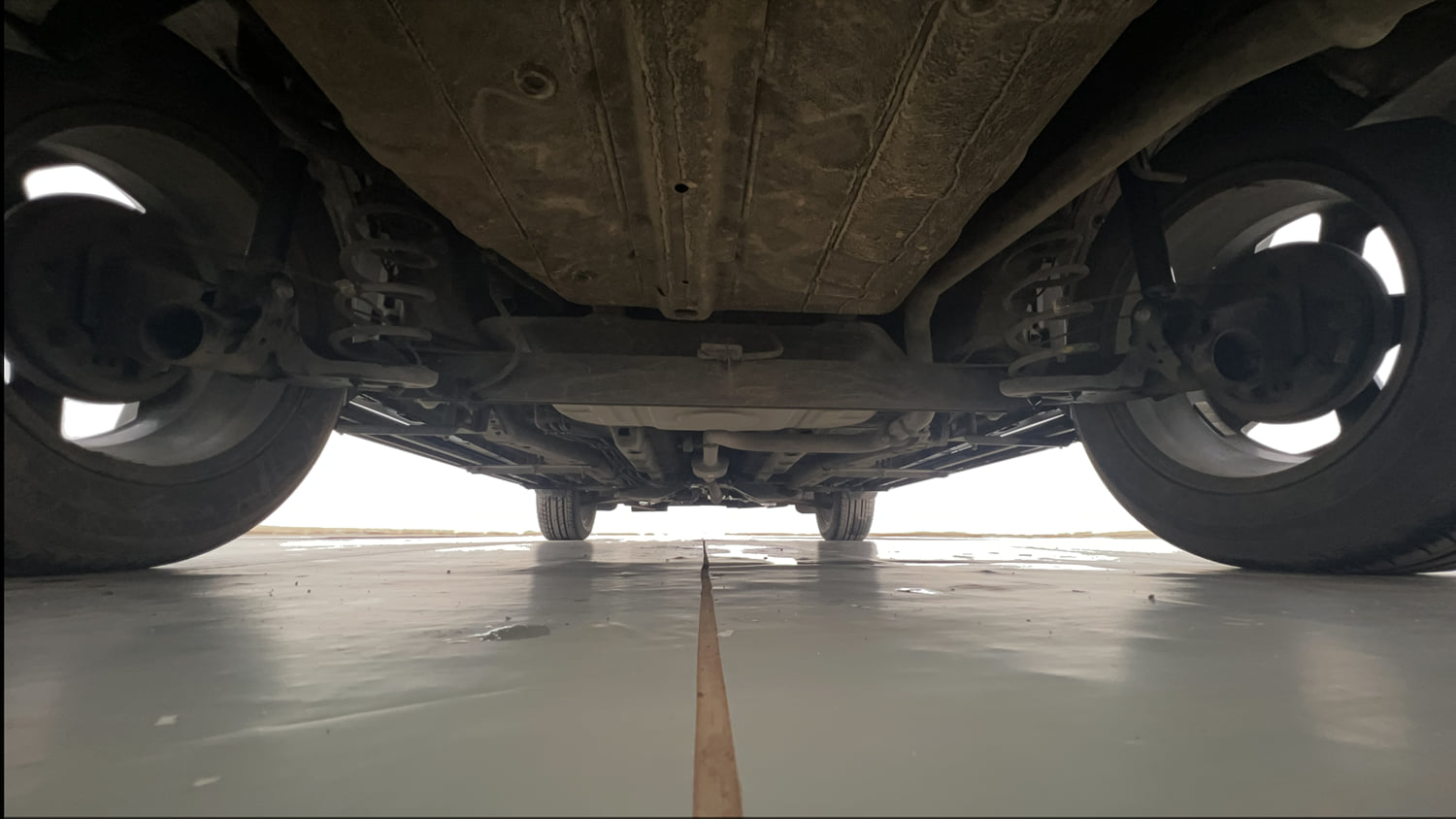 Used 2025 Tata Nexon Fearless Plus (PS) 1.5 Diesel 6AMT Dual Tone Diesel Automatic extra REAR UNDERBODY VIEW (TAKEN FROM REAR)