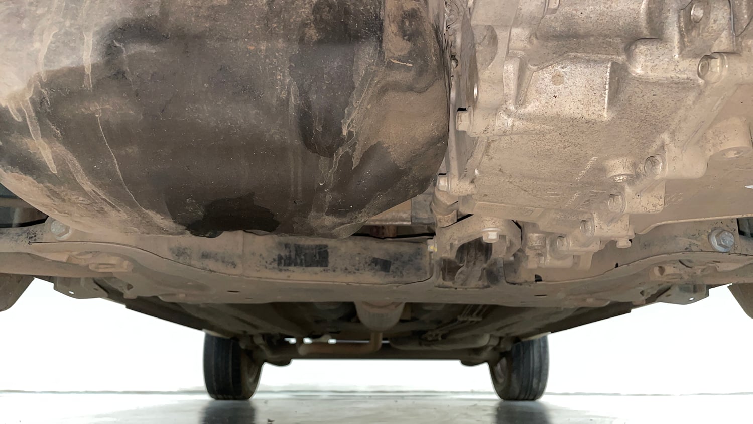 Used 2020 Ford EcoSport Titanium + 1.5L Ti-VCT AT Petrol Automatic extra FRONT LEFT UNDERBODY VIEW
