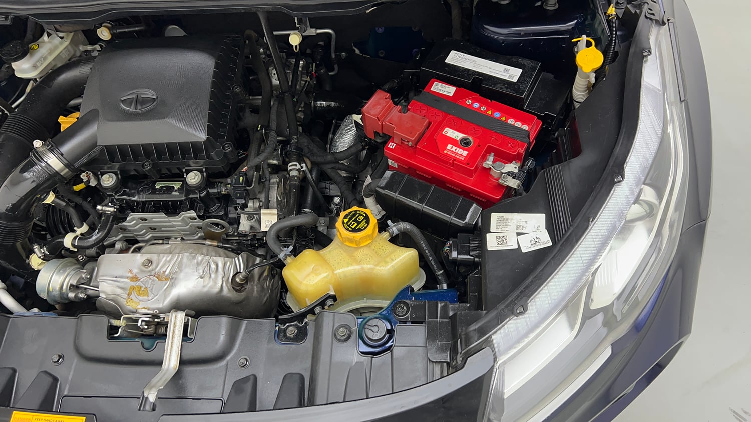 Used 2022 Tata Nexon XZA Plus (HS) Petrol Automatic engine ENGINE LEFT SIDE VIEW