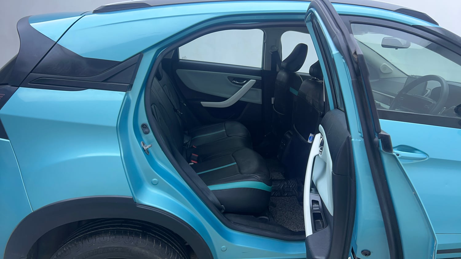 Used 2024 Tata Nexon Creative 1.2 Revotron Petrol 6AMT Petrol Automatic interior RIGHT SIDE REAR DOOR CABIN VIEW