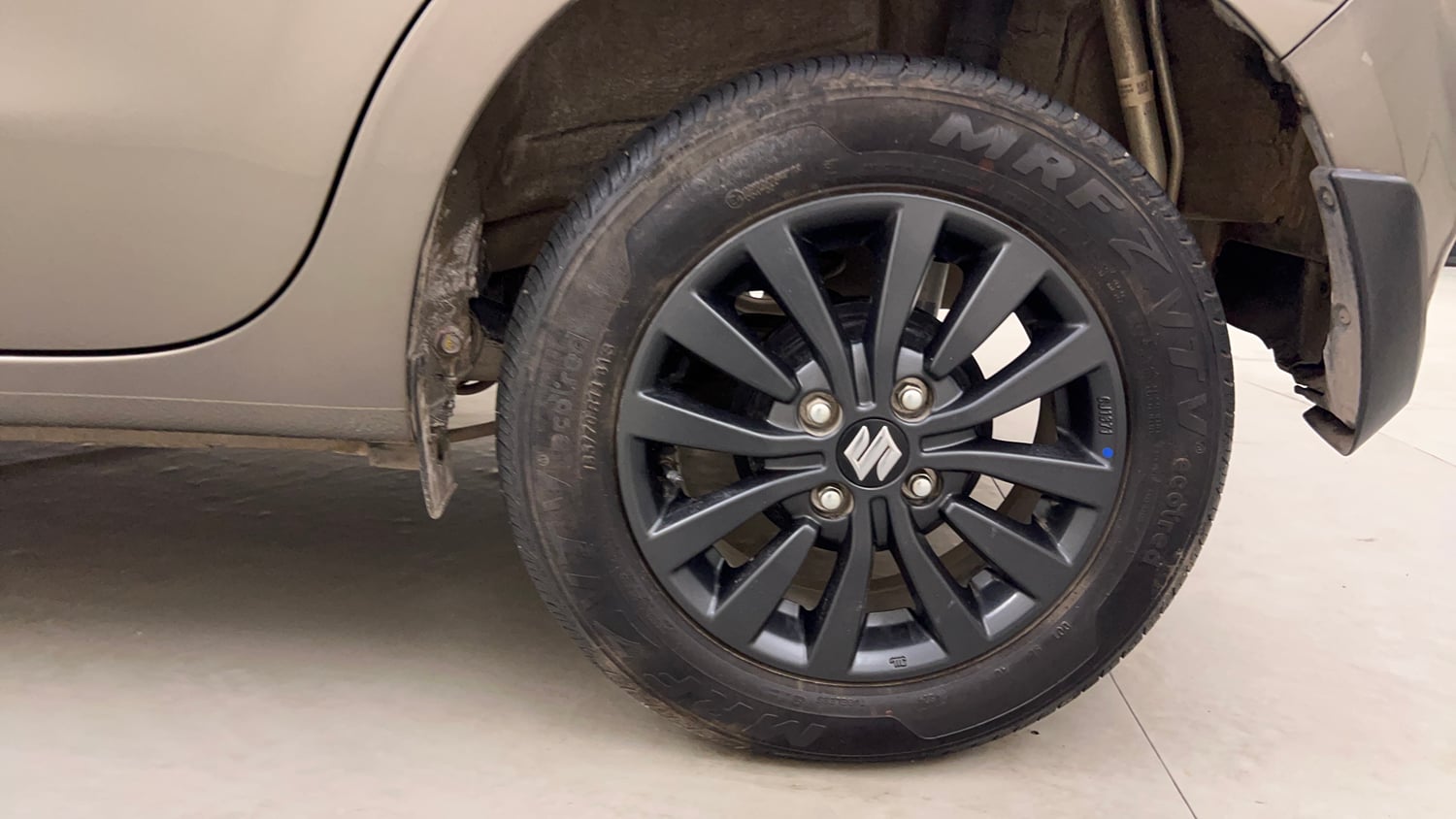 Used 2024 Maruti Suzuki Wagon R ZXI Plus 1.2 AGS Petrol Automatic tyres LEFT REAR TYRE RIM VIEW