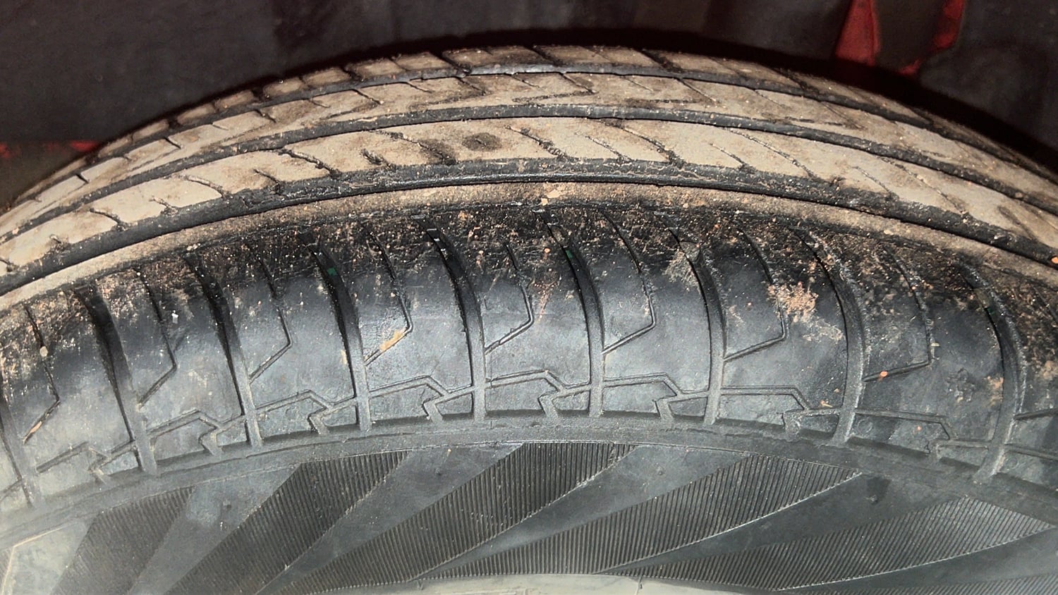 Used 2021 Maruti Suzuki Swift LXi Petrol Manual tyres LEFT REAR TYRE TREAD VIEW