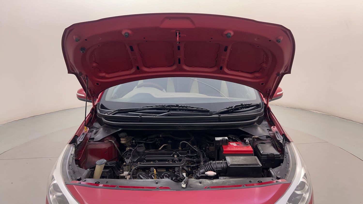 Used 2016 Hyundai Elite i20 Asta 1.2 (O) Petrol Manual engine ENGINE & BONNET OPEN FRONT VIEW
