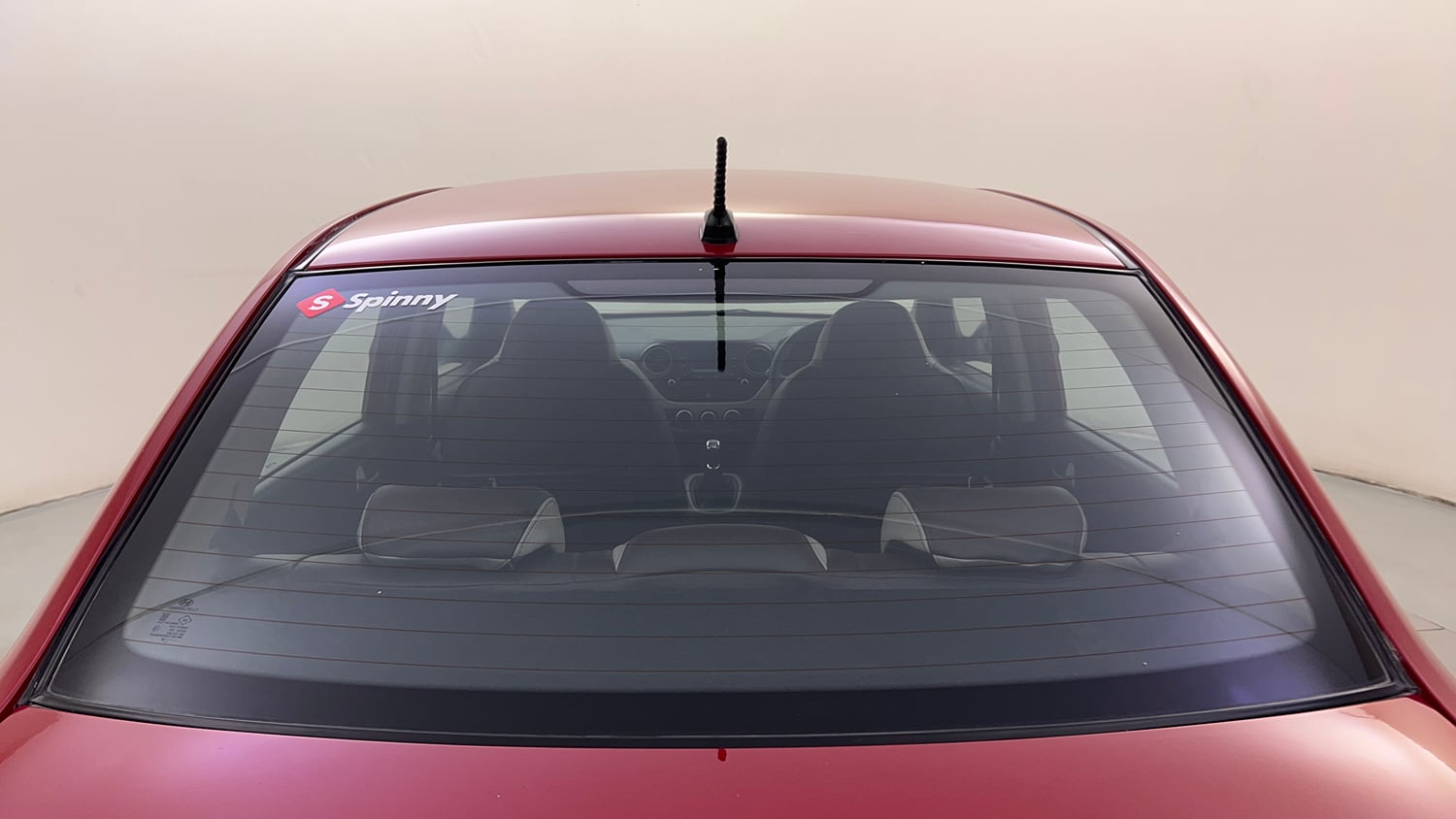 Used 2014 Hyundai Xcent S 1.2 Petrol Manual exterior BACK WINDSHIELD VIEW