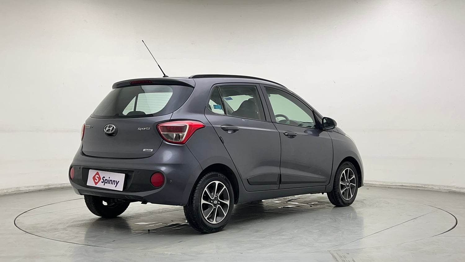Used 2017 Hyundai Grand i10 Sportz (O) AT 1.2 Kappa VTVT Petrol Automatic exterior RIGHT REAR CORNER VIEW