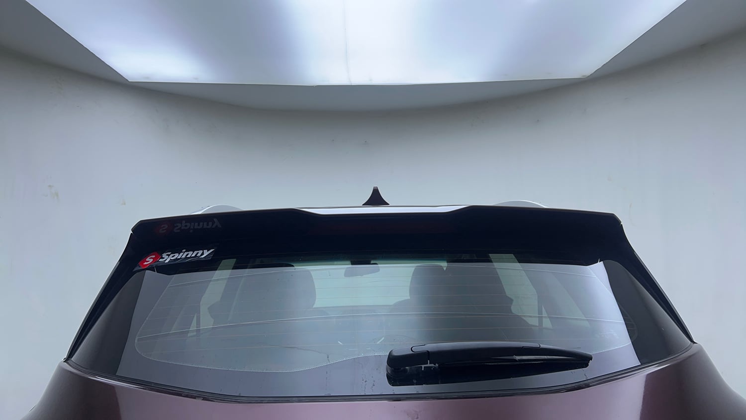 Used 2020 MG Motors Hector Plus Sharp 1.5 DCT Petrol Petrol Automatic exterior BACK WINDSHIELD VIEW