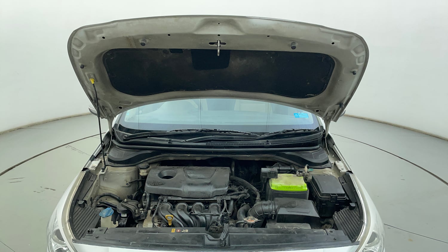 Used 2018 Hyundai Verna SX (O) 1.6 VTVT AT Petrol Automatic engine ENGINE & BONNET OPEN FRONT VIEW